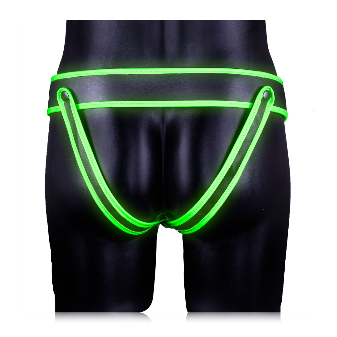 Striped Glow In The Dark Jockstrap S/M | Ouch! By Shots