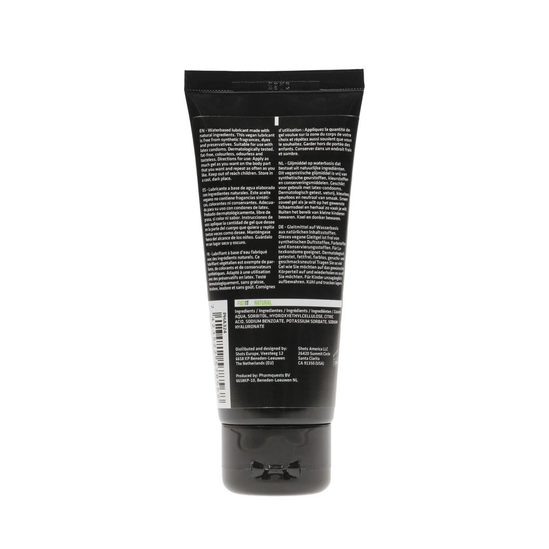 Natuurlijk Waterbasis Glijmiddel Vegan Veilig 100 Ml Fist It