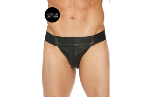 Leren Jockstrap Met Rits L/Xl – Stijlvol & Comfortabel