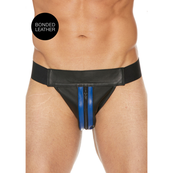 Zachte Leren Jockstrap Met Ritssluiting L/Xl – Ouch!