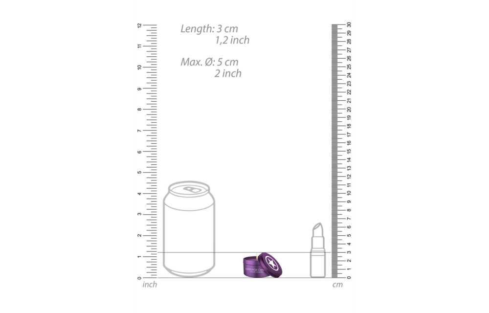 Massage Candle Naughty Purple - Sensual Relaxation & Passion