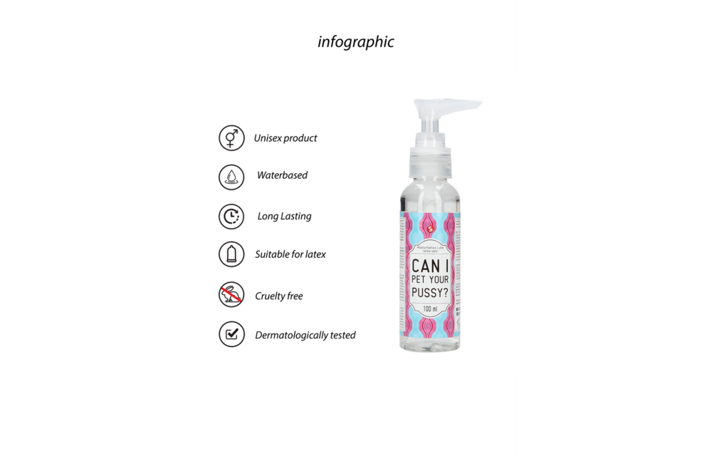 Darf ich deine Muschi streicheln? - Masturbationsgleitmittel - 3 fl oz / 100 ml