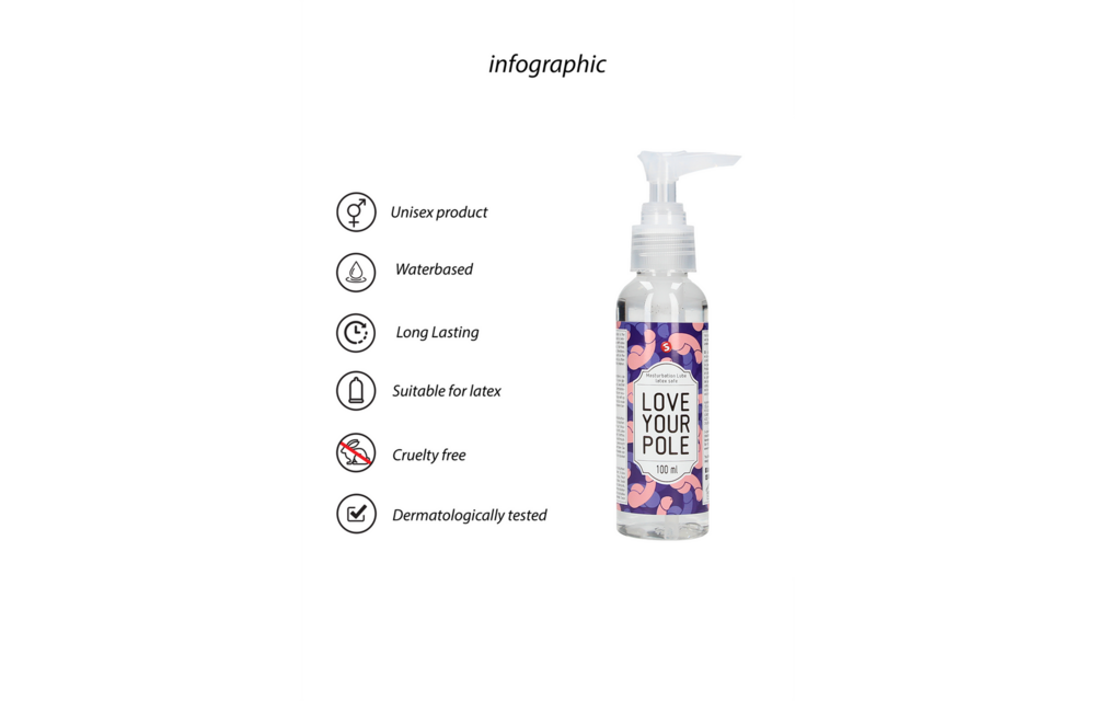 Love Your Pole - Masturbation Lubricant - 3 fl oz / 100 ml