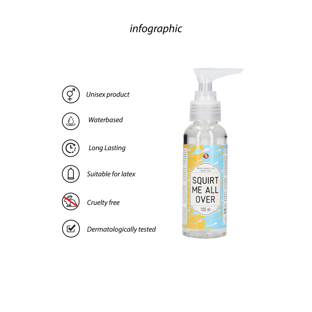 Squirt Me All Over - Gleitmittel auf Wasserbasis - 3 fl oz / 100 ml