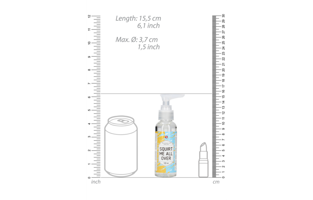 Squirt Me All Over – Sicheres Gleitmittel auf Wasserbasis 100 ml