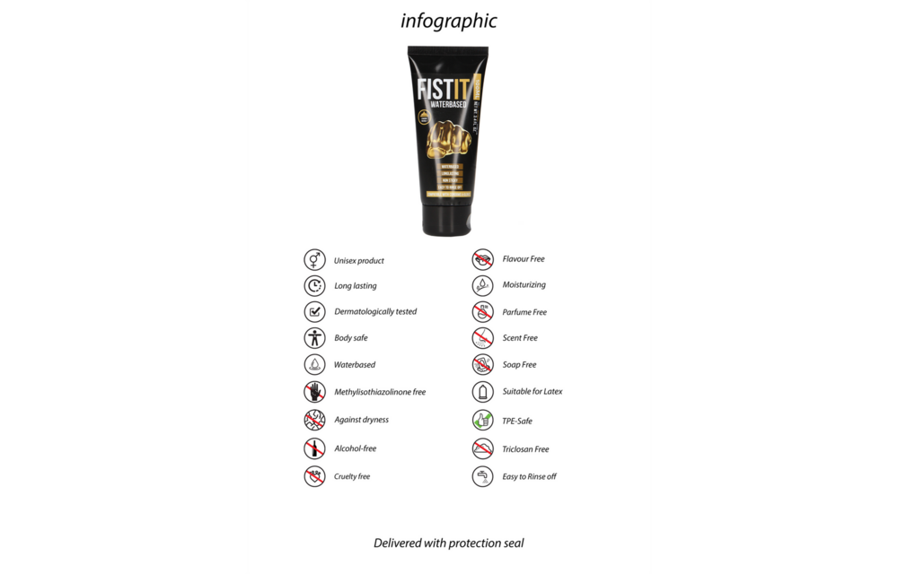 Glijmiddel Op Waterbasis 100 Ml | Veilig & Geurloos Fist It