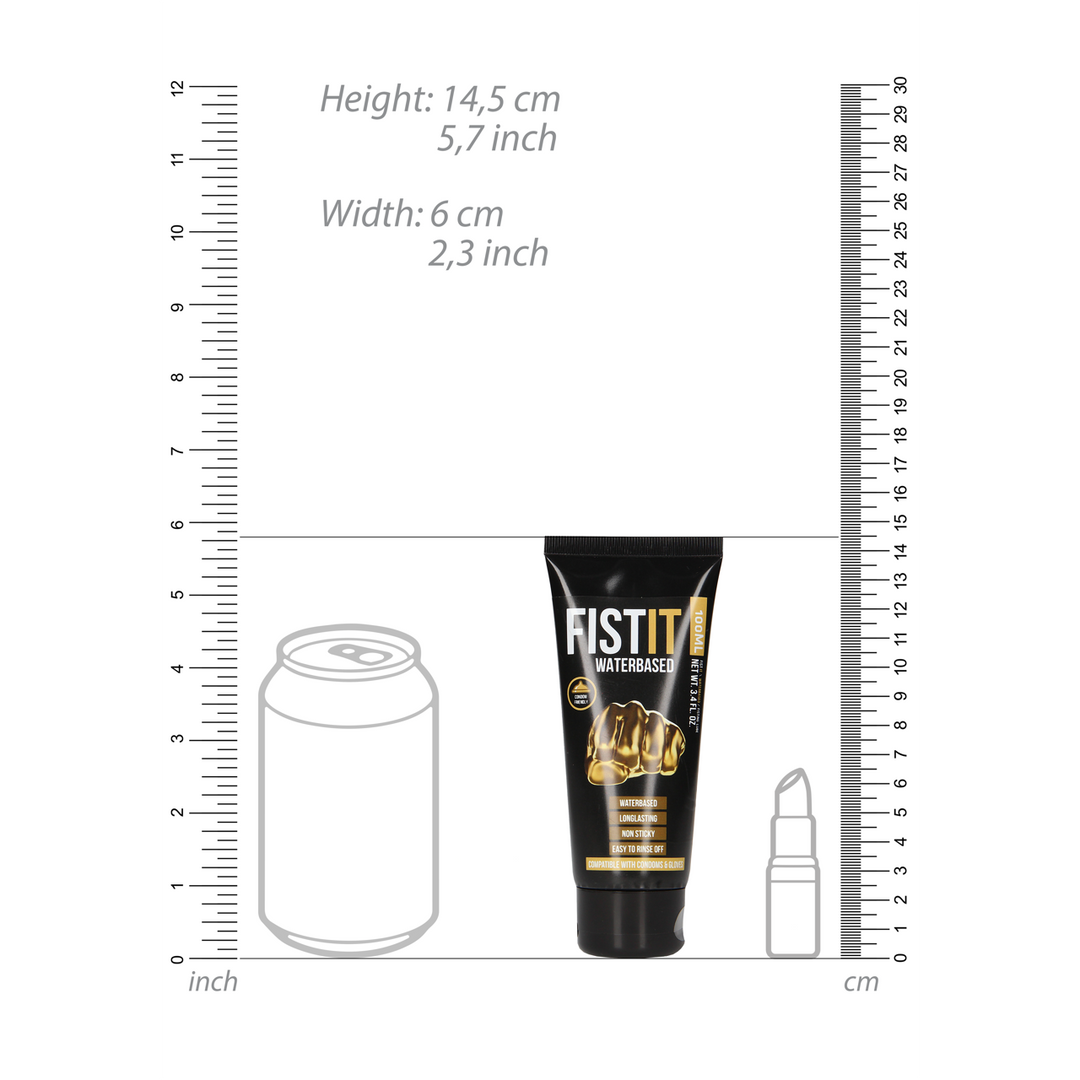 Gleitmittel auf Wasserbasis 100 ml | Sicher & Geruchsneutral Fist It
