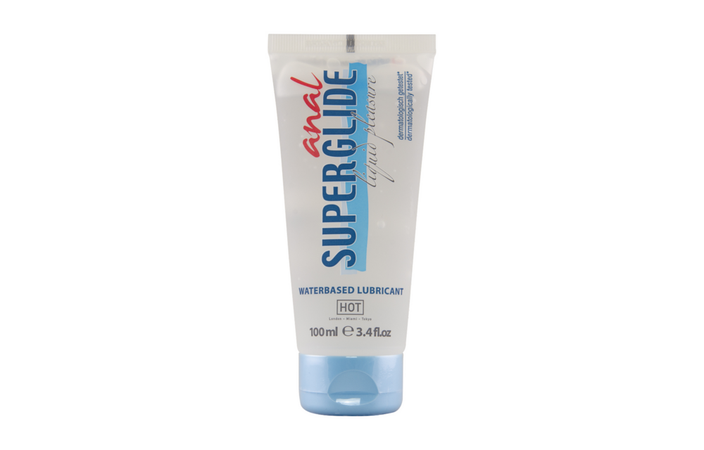 Anal Superglide Liquid Pleasure - Water-based Lubricant - 3 fl oz / 100 ml