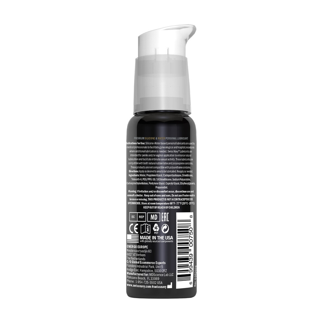 Hybrid Premium Glijmiddel 29,5 Ml | Siliconen & Waterbasis