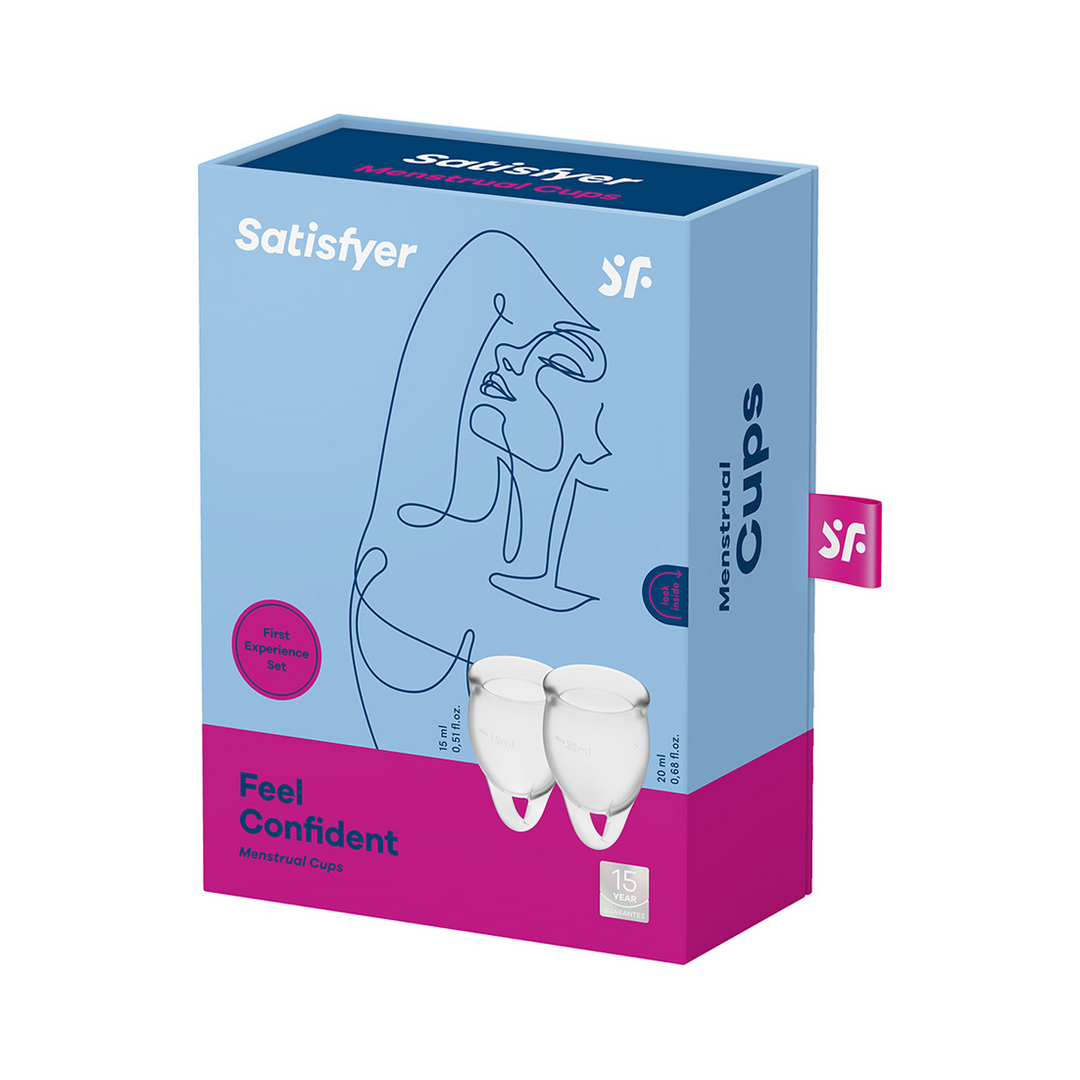 Fühlen Sie sich sicher – Menstruationstasse – Transparent