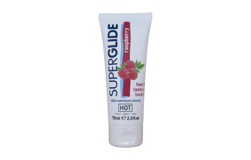 Superglide Raspberry 75 ml | Edible Water-Based Lubricant