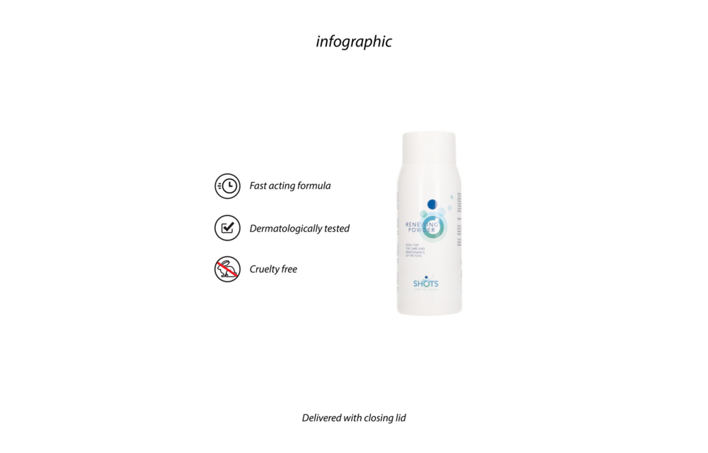 Renewing Powder 100g for TPE toys | Shots Lubes