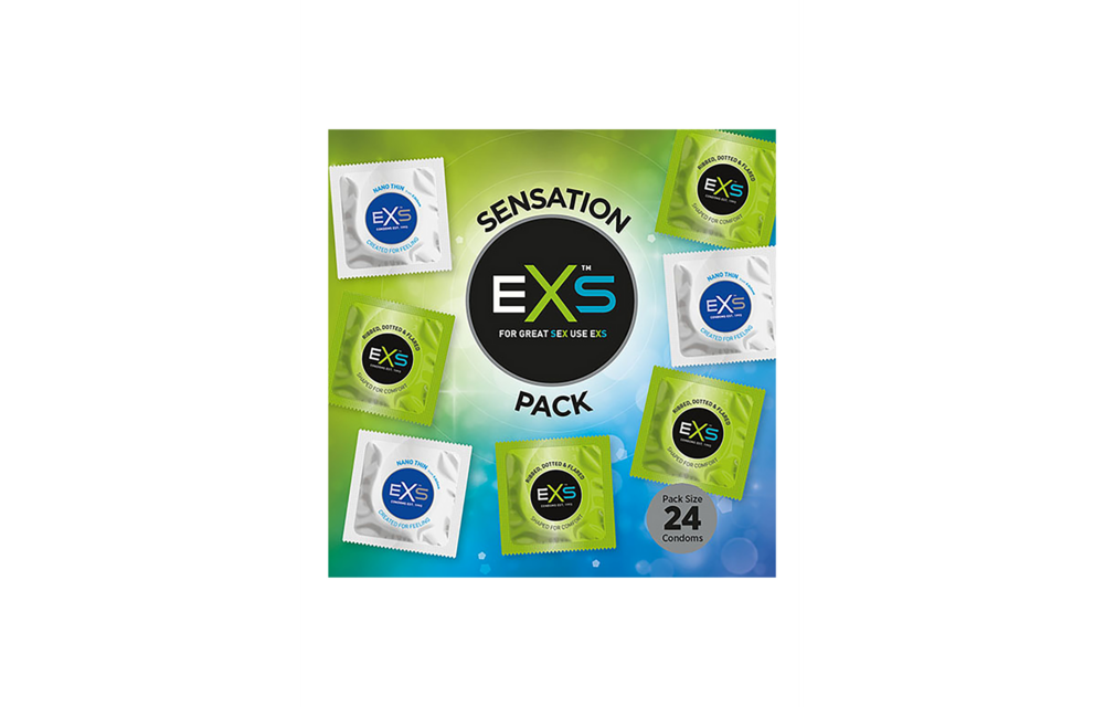 EXS Sensation Pack – 24 Kondome für zusätzliche Sensation