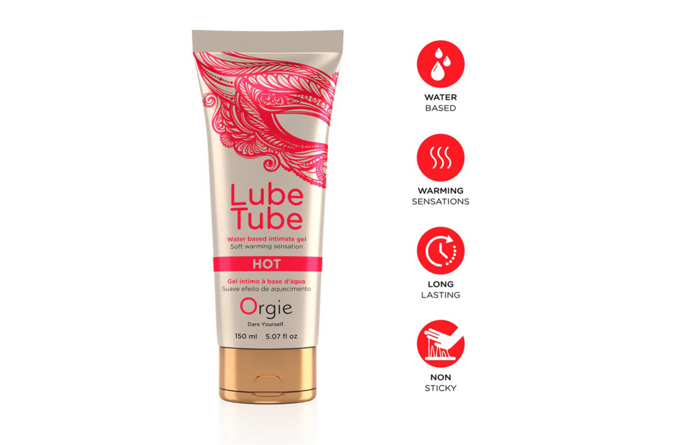 Lube Tube Hot – Wärmendes Gleitmittel auf Wasserbasis 150 ml