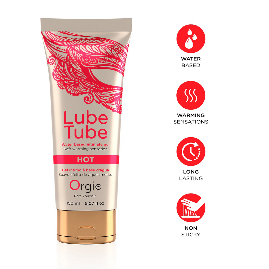 Lube Tube Hot – Wärmendes Gleitmittel auf Wasserbasis 150 ml