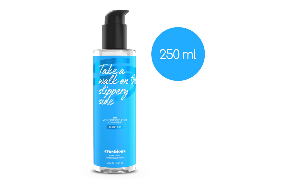 Crushious Glijmiddel Waterbasis 250Ml – Natuurlijk & Veilig