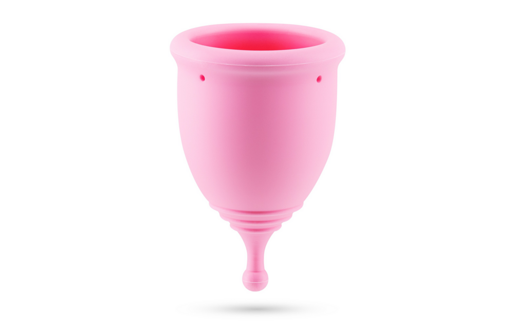 Minerva - Menstruatiecup met Zakje - XS - Roze