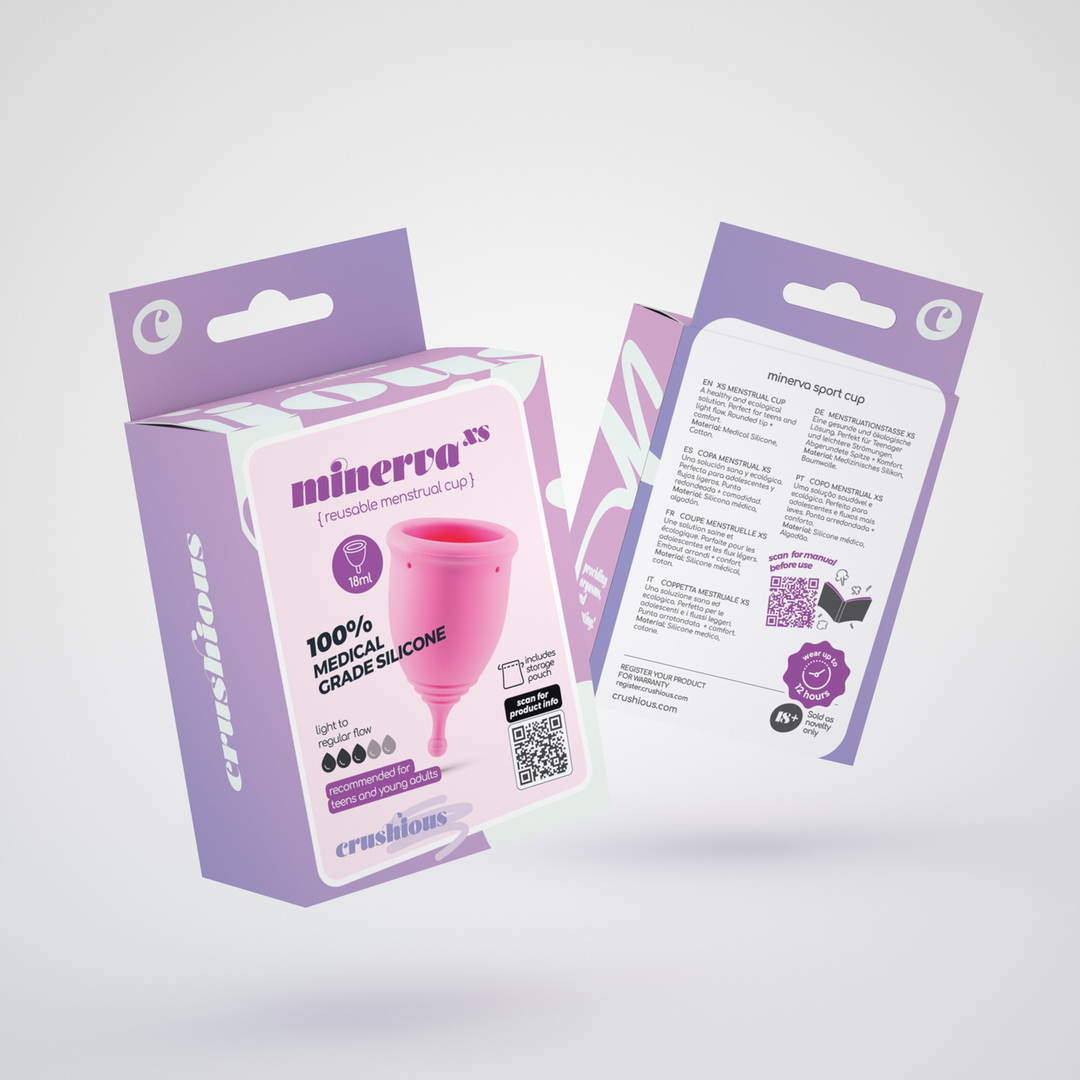 Minerva XS Menstruationstasse Rosa – Bequem & nachhaltig