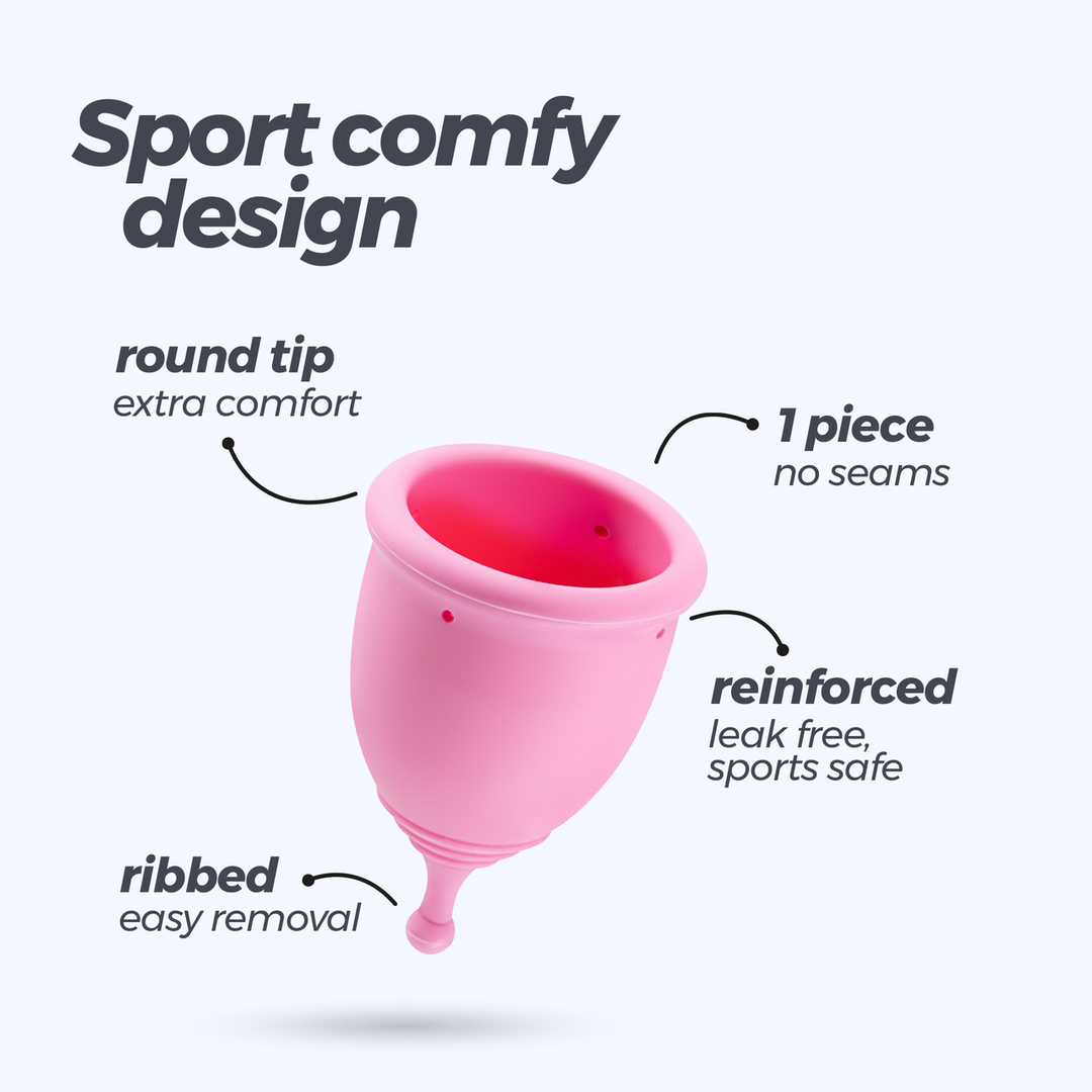 Minerva XS Menstruatiecup Roze - Comfortabel & Duurzaam