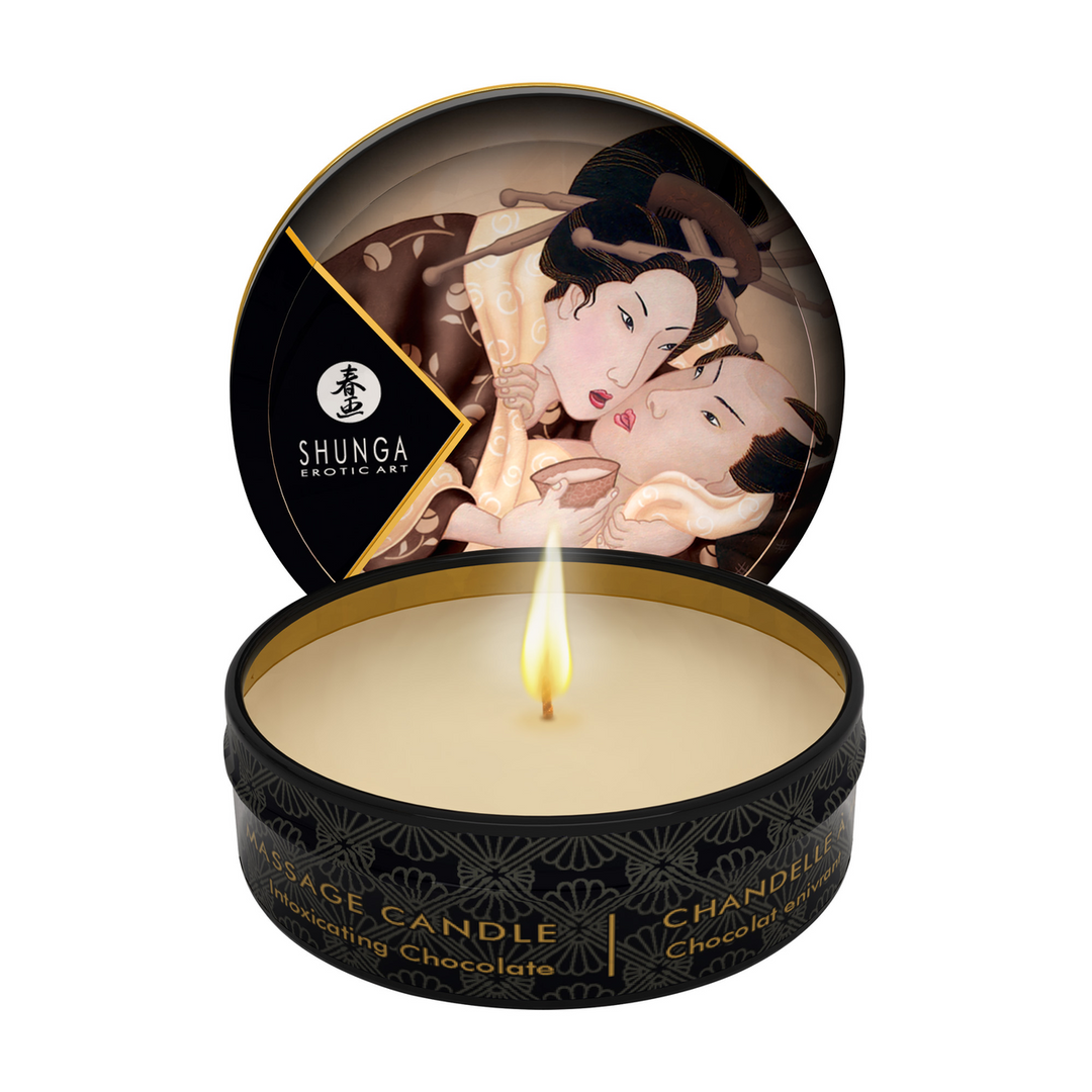 Mini Massage Candle Addictive Chocolate - Luxury Massage Oil 30 ml