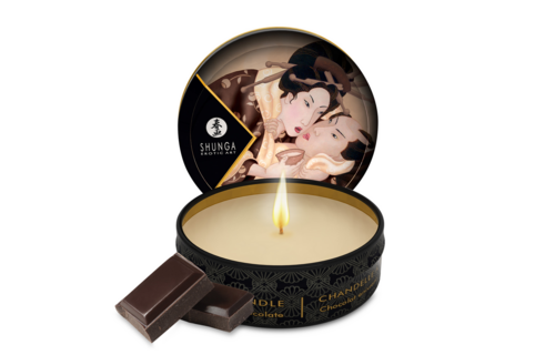 Mini Massage Candle Addictive Chocolate - Luxury Massage Oil 30 ml