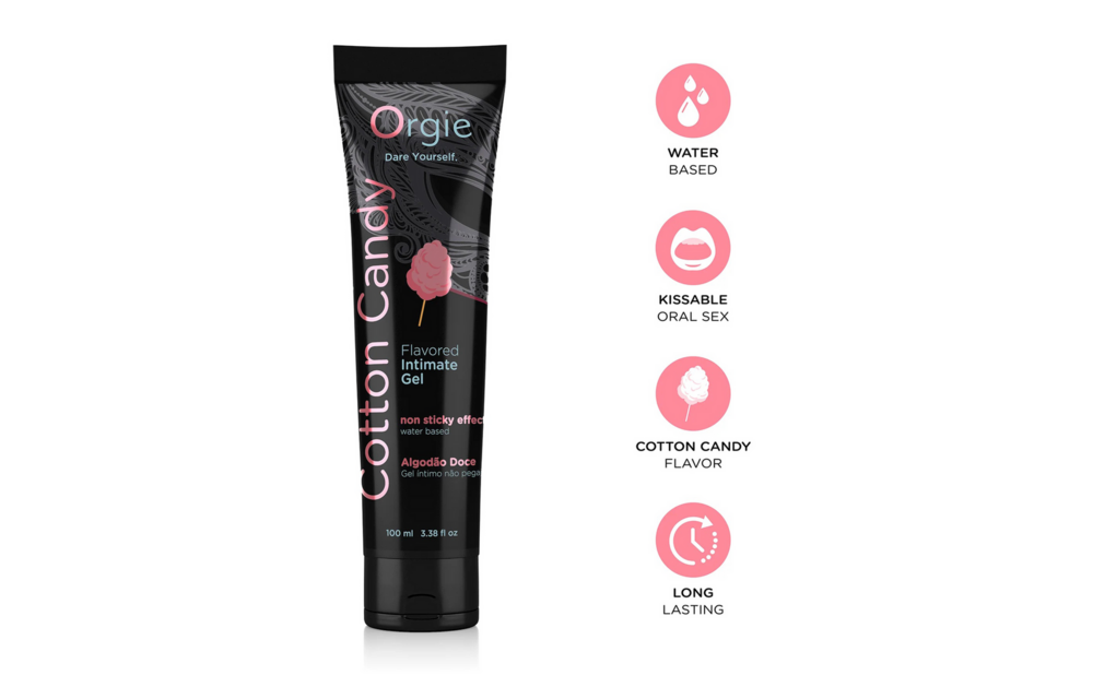 Lube Tube Cotton Candy 100 ml – Süßes Gleitmittel auf Wasserbasis