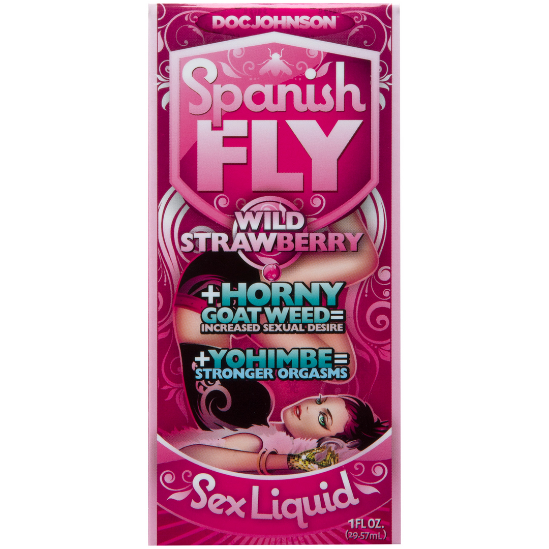 Sex Drops Wilde Aardbei 30ml - Stimulerende Druppels Passie