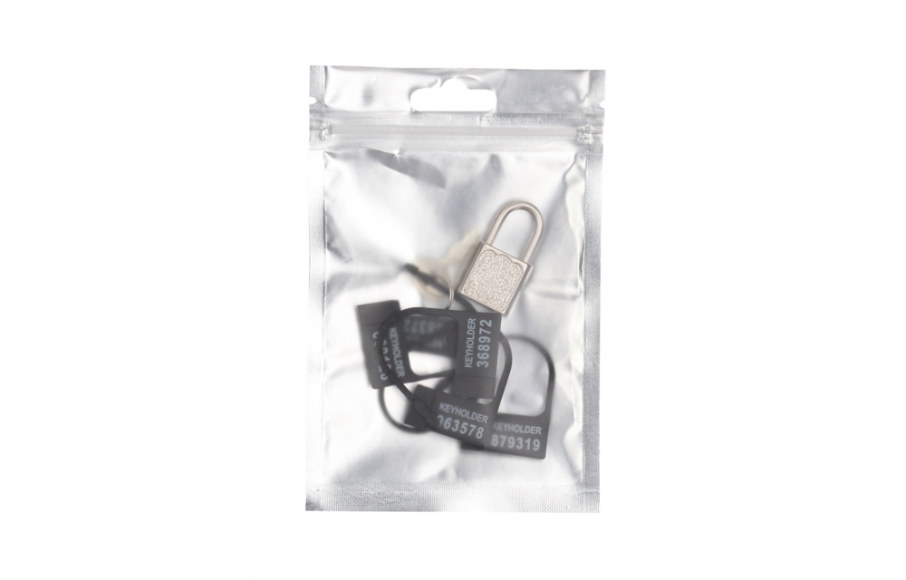 Ersatzschloss Mancage | Robustes schwarzes Vorhängeschloss & 5 Ersatzschlösser