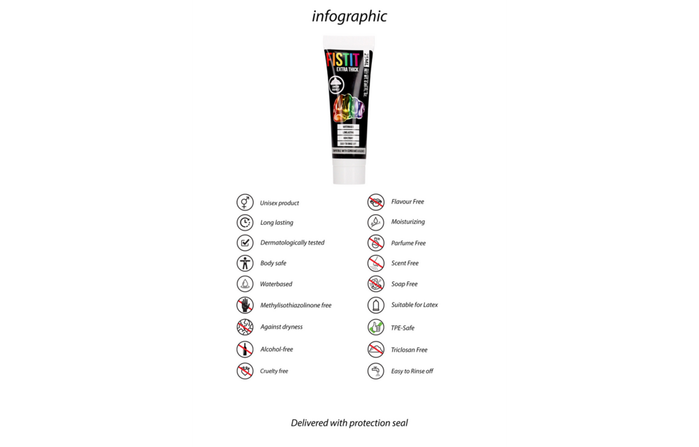 Extra dickflüssiges Gleitmittel Rainbow – Seidig weich, sicher und farblos