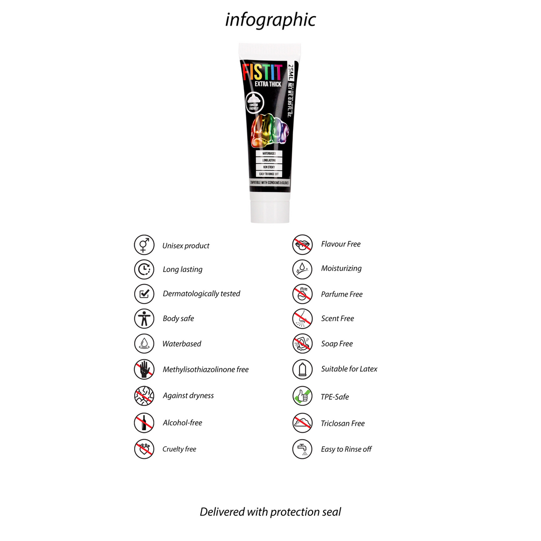 Extra dickflüssiges Gleitmittel Rainbow – Seidig weich, sicher und farblos