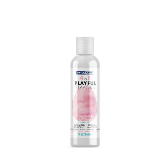 4 in 1 Playful Flavours - Lubricant with Cotton Candy Flavour - 1 fl oz / 29.5 ml