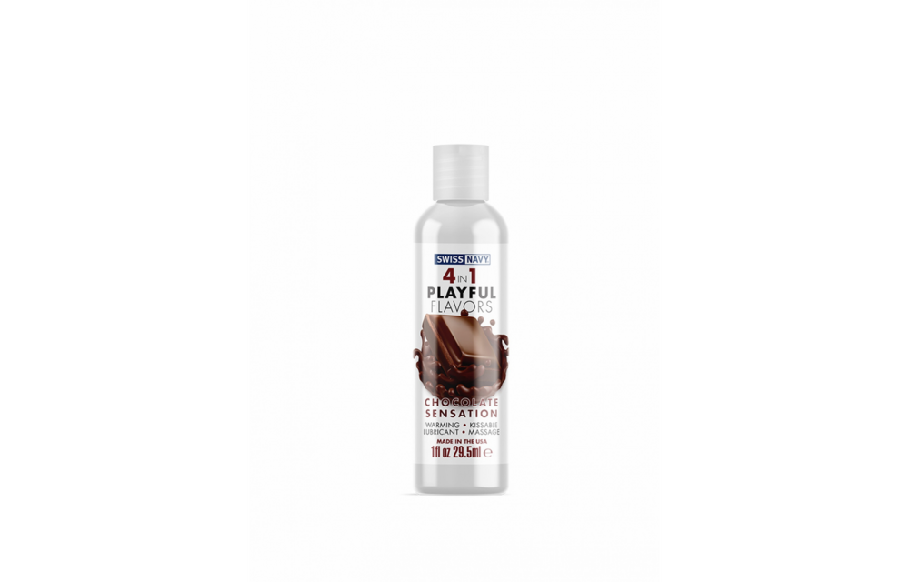 4 In 1 Playful Flavours - Chocolate Lubricant 29.5 ml | Swiss Navy