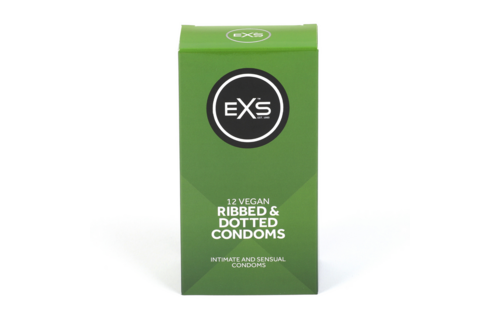 EXS 3 in 1 - Ribbed, Dotted and Flared - Condoms - 12 Pieces