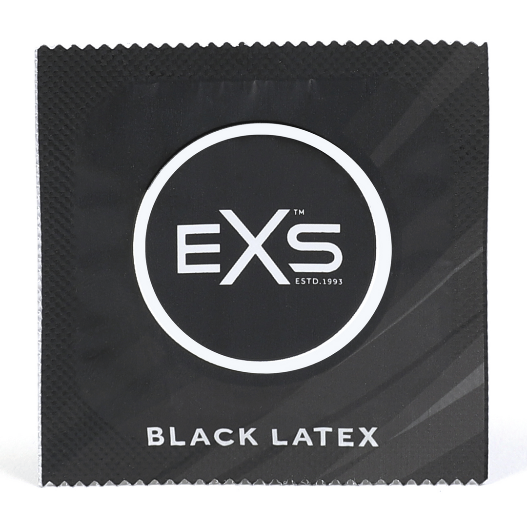 EXS Black Latex - Condoms - 12 Pieces