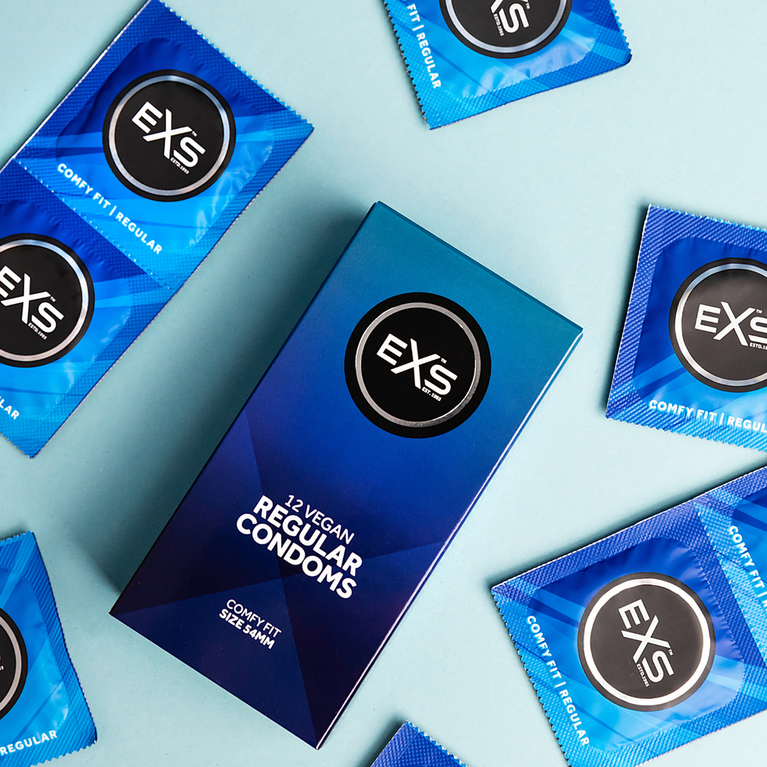 EXS Regular Condoms 12 pieces – Thin, Strong & Trusted