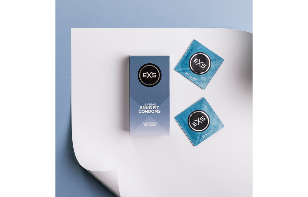 EXS Snug Fit Condoms 12 pieces – Tight, Thin & Safe