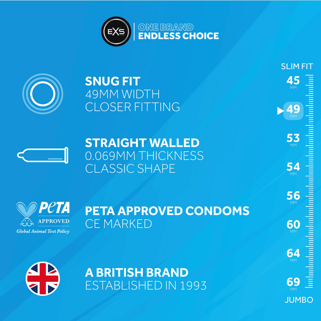 EXS Snug Fit - Condoms - 12 Stukken