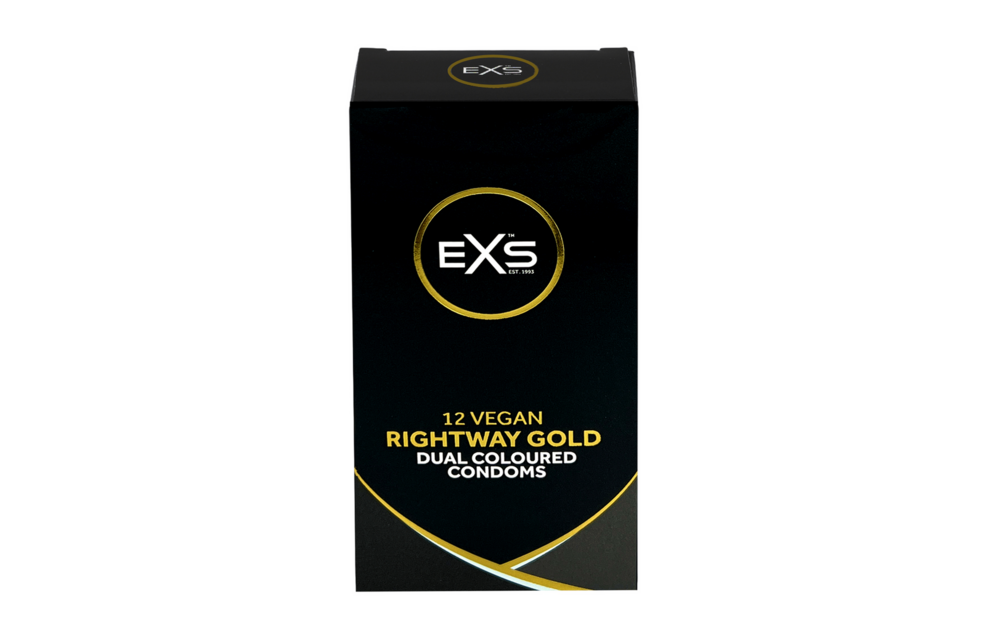 EXS Rightway Gold Condoms 12 pieces – Safe & Easy