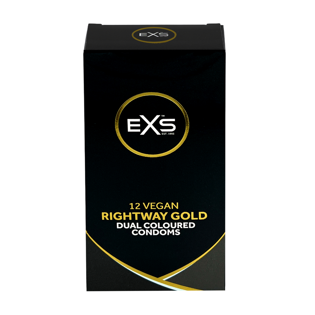 EXS Rightway Gold Condooms 12 stuks – Veilig & Gemakkelijk