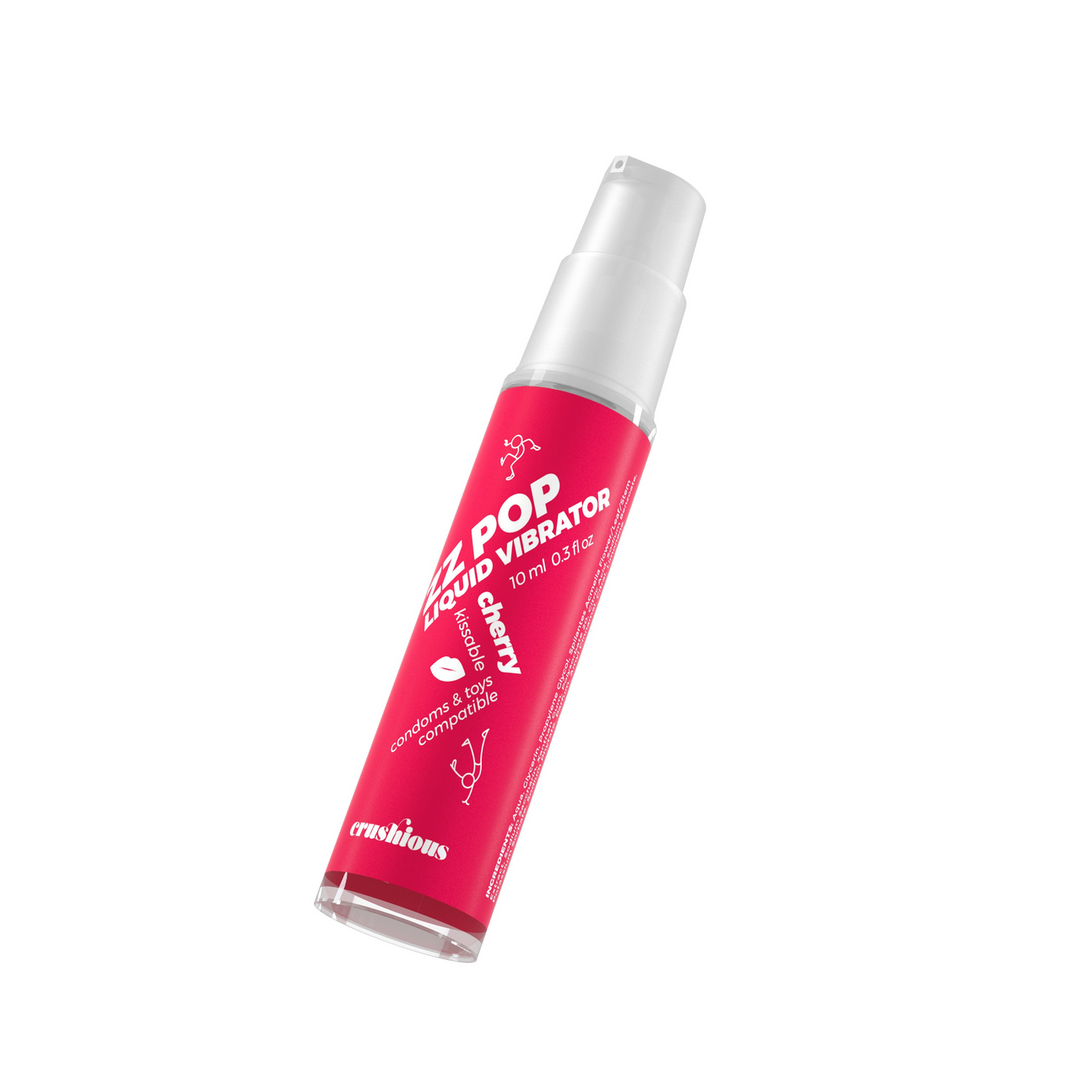 ZZ Pop – Kussbarer Flüssigvibrator – Kirsche – 0,3 fl oz / 10 ml