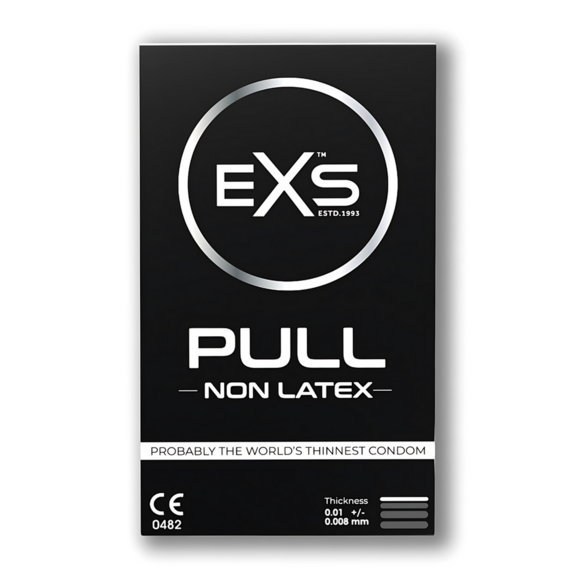 EXS Pull condooms – latexvrij, sterk & extra gevoelig (3 st)