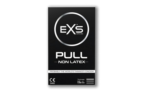 EXS Pull - Non-Latex Condoms - 3 Pieces