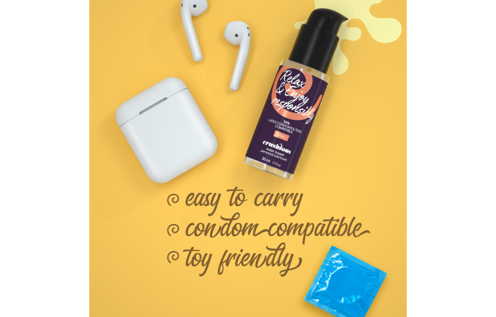 Crushious Water-Based Anal Lubricant - Safe & Natural