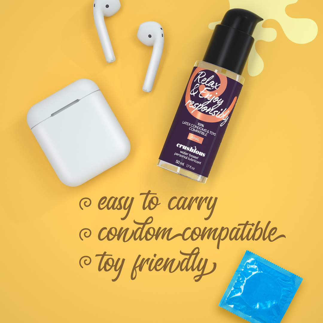 Crushious Water-Based Anal Lubricant - Safe & Natural
