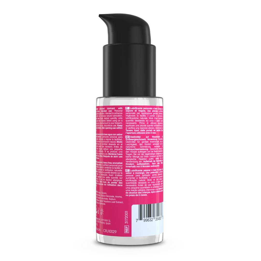 Crushious Strawberry Lubricant 50 ml | Kissable & Safe Water-based