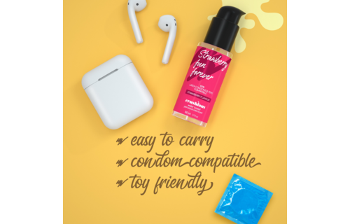 Crushious Strawberry Lubricant 50 ml | Kissable & Safe Water-based