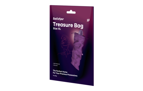 Treasure Bag XL Violett – Veilig & Stijlvol Opbergen