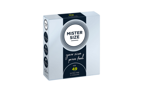 Pure Feel 49 mm condoms - perfect comfort & customised experience