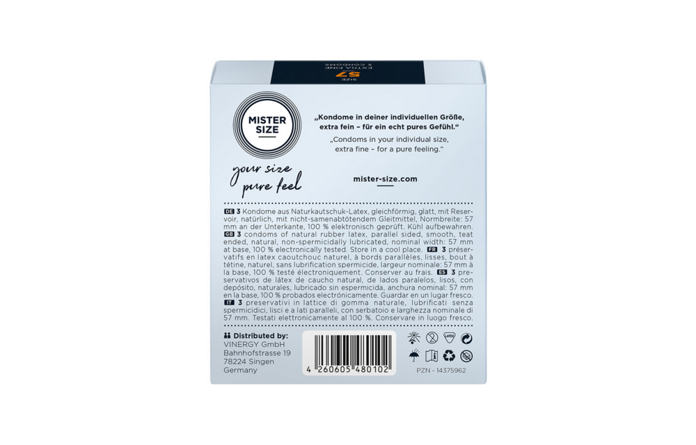 Pure Feel 57 mm Kondome – Komfort & Sicherheit nach Maß