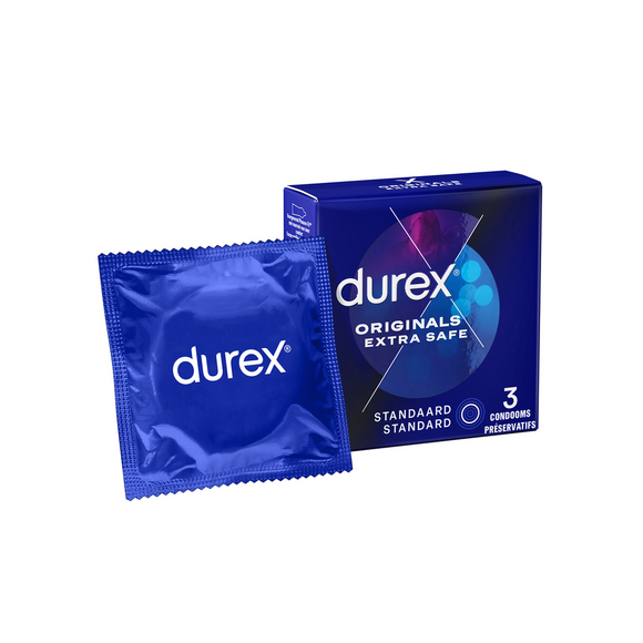 Durex Originals Extra Safe Condoms XL – 3 pieces Safe